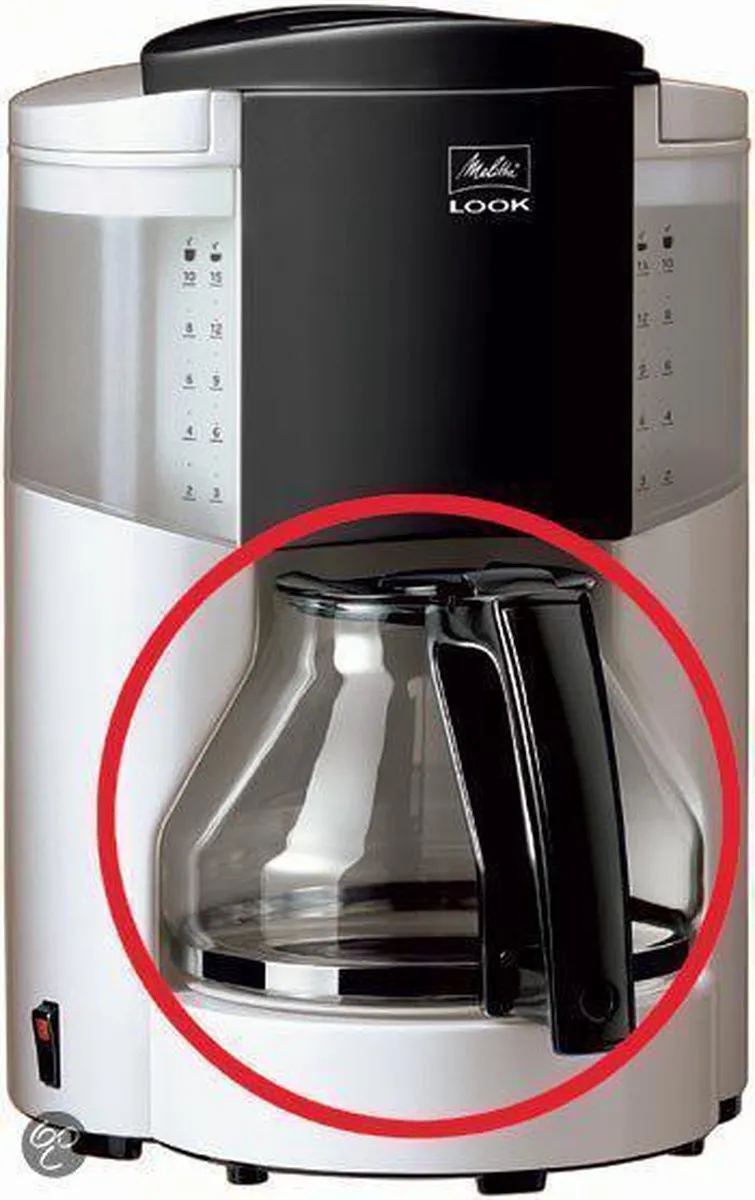 Melitta Look III Basi Koffiezetapparaat - Zwart/Transparant