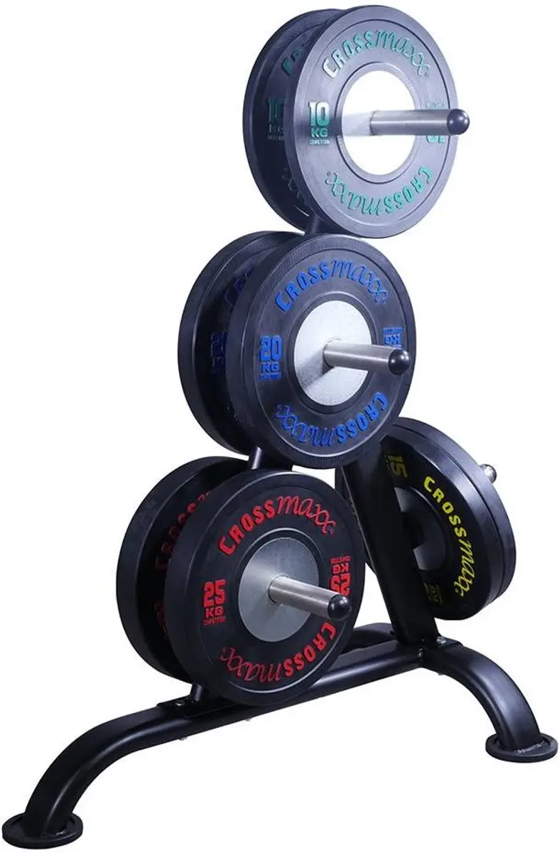 LifeMaxx Crossmaxx Competition Bumper Plate 15kg - Zwart