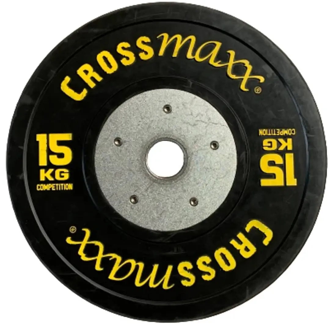 LifeMaxx Crossmaxx Competition Bumper Plate 15kg
