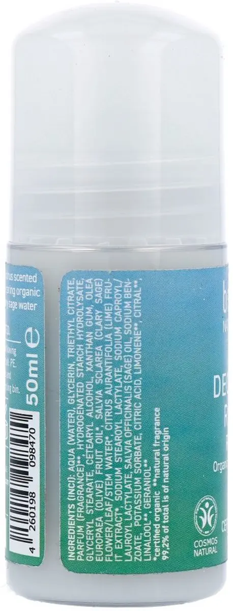 Benecos Natural Basics Deo Roller Clary Sage 50ml