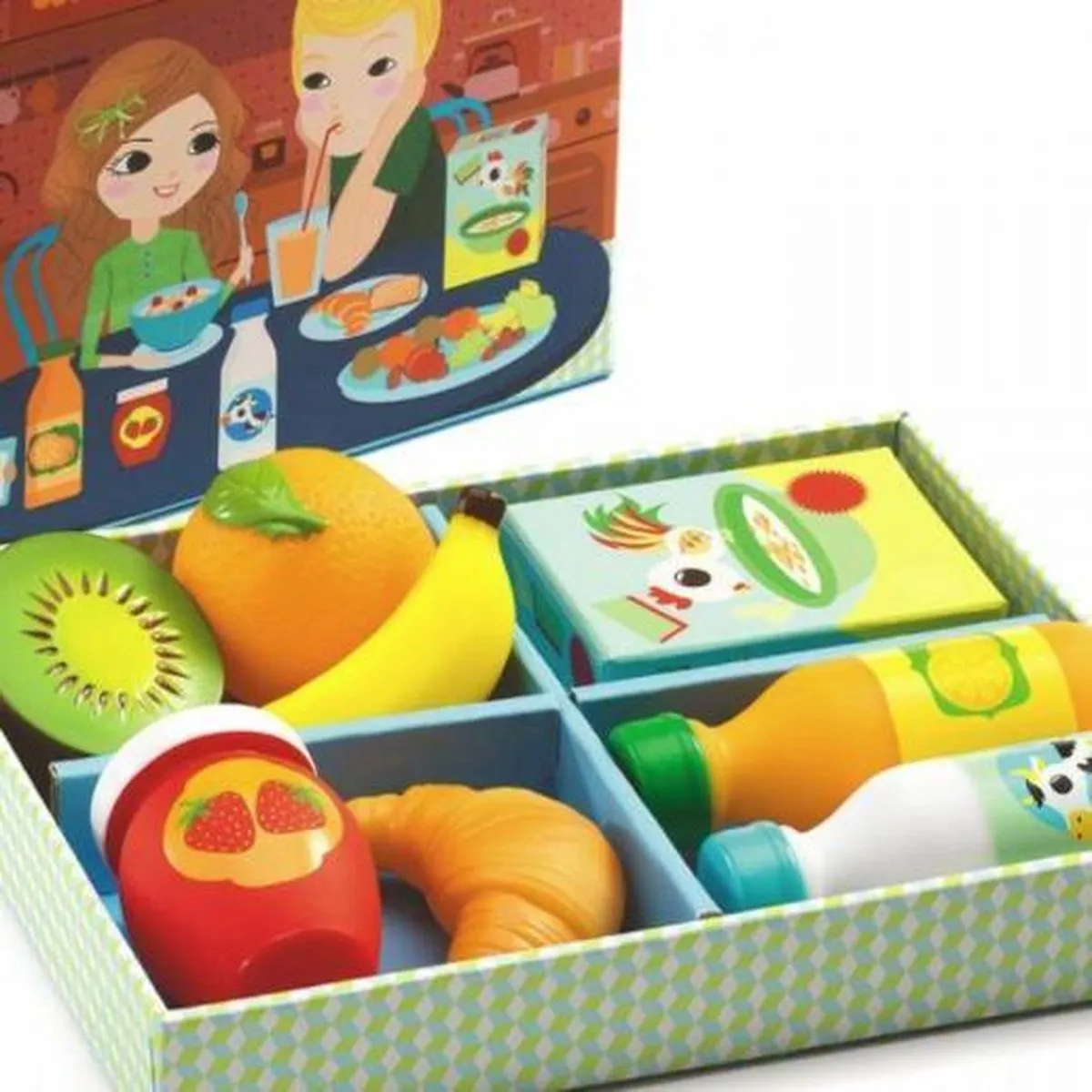 Djeco Felix & Framboise Lunchbox - 8-delig - Multicolor