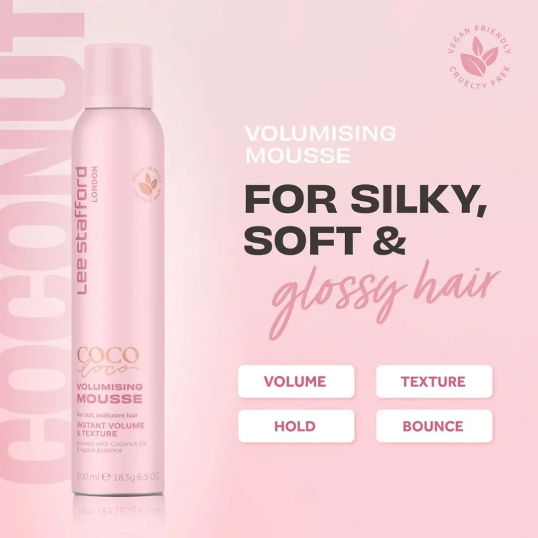 Lee Stafford CoCo LoCo & Agave Volumising Mousse 200ml