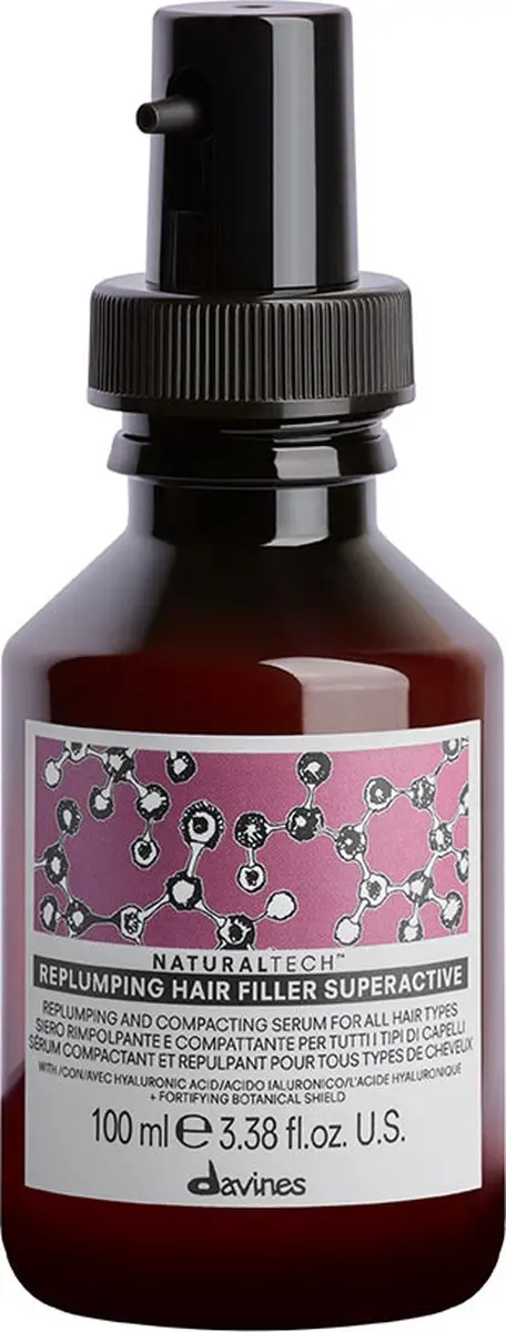 Davines Replumping Hair Filler Superactive 100ml - Zwart