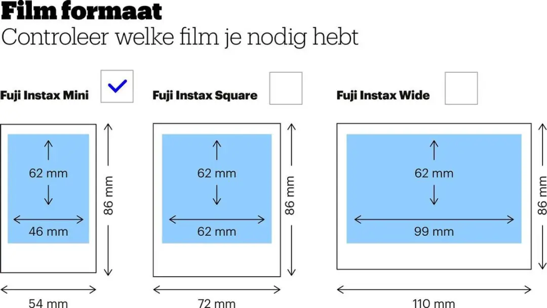 FUJIFILM instax Mini Film - 10 Stuks - Rainbow