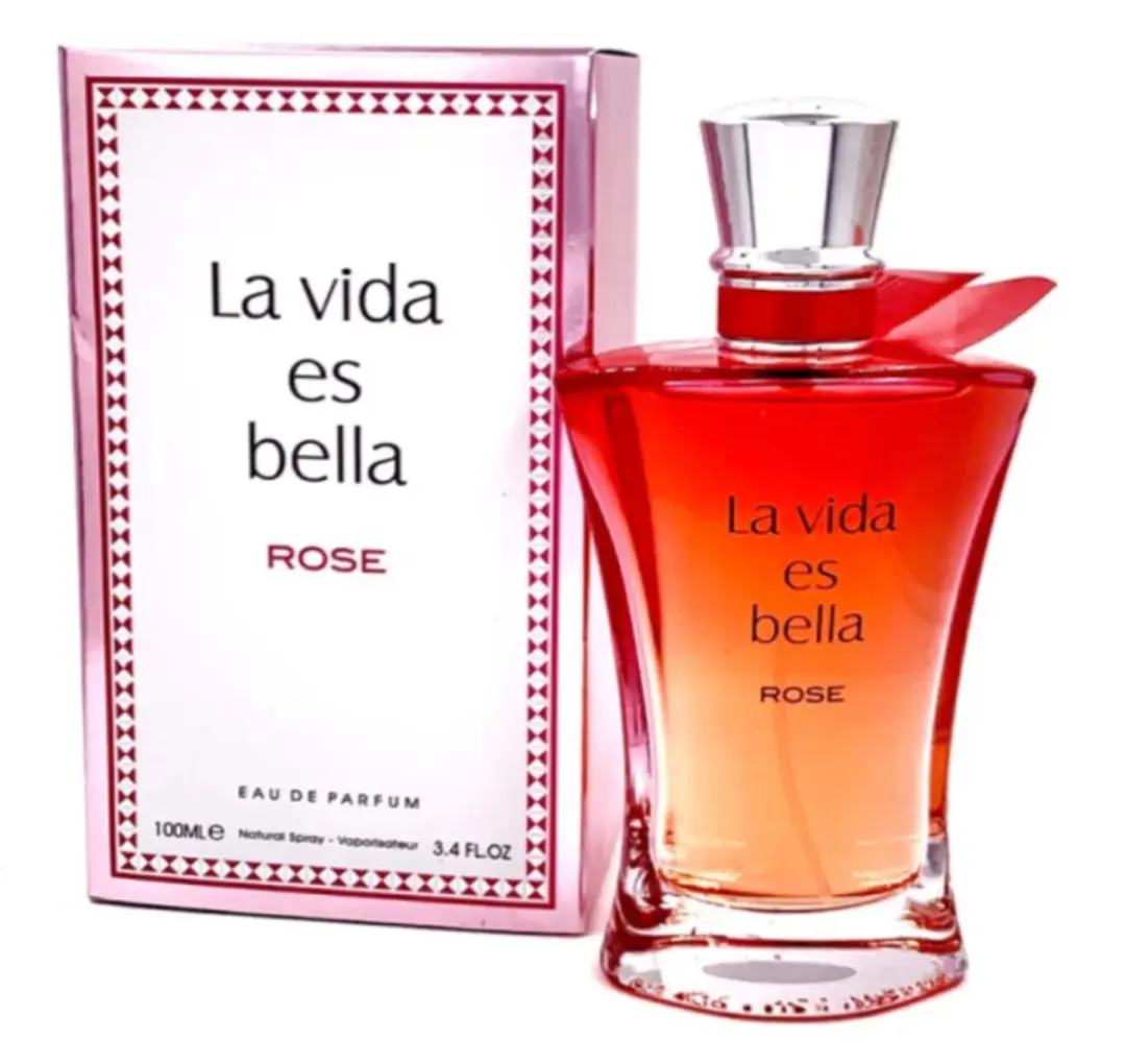 Fragrance World La Vida Es Bella Rose Eau de Parfum 100ml