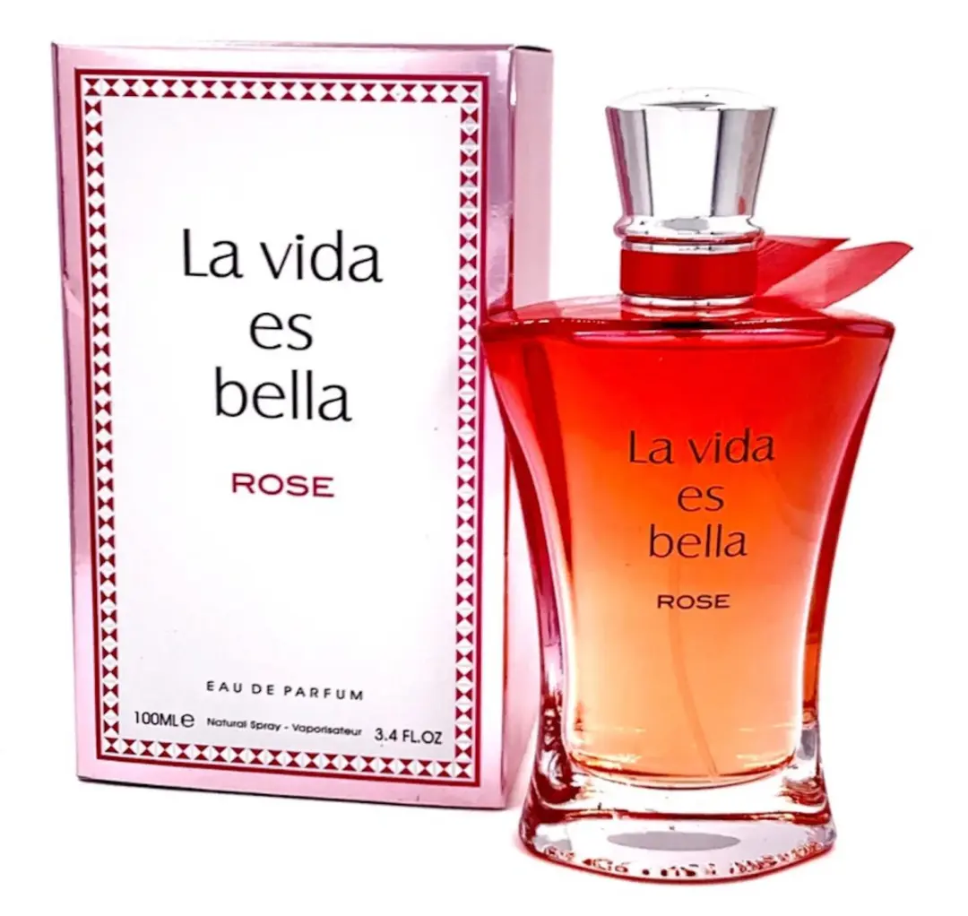 Fragrance World La Vida Es Bella Rose Eau de Parfum 100ml