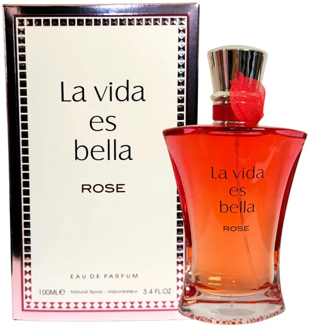 Fragrance World La Vida Es Bella Rose Eau de Parfum 100ml