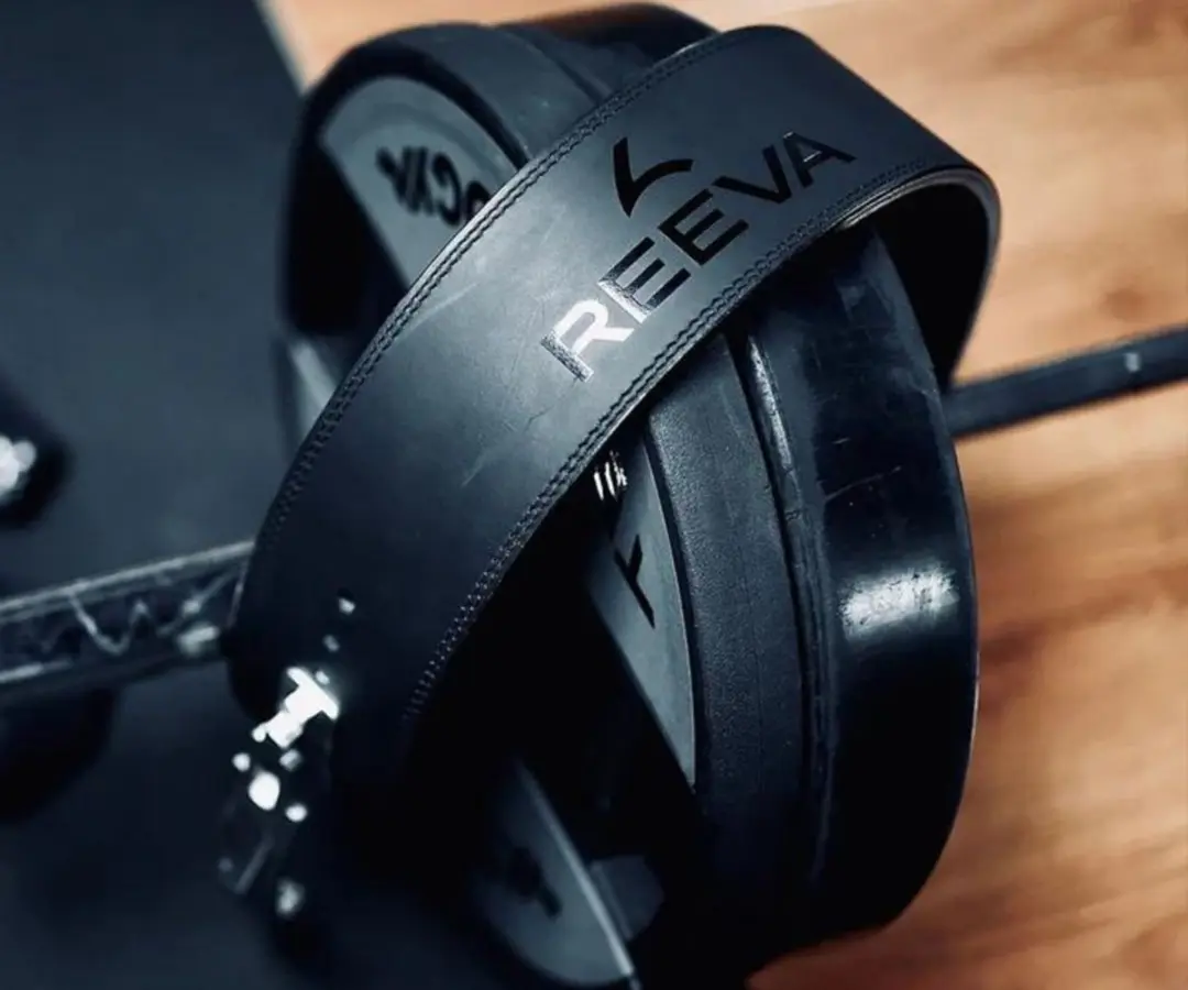 Reeva Lifting Belt RVS Gespsluiting - XL - Zwart