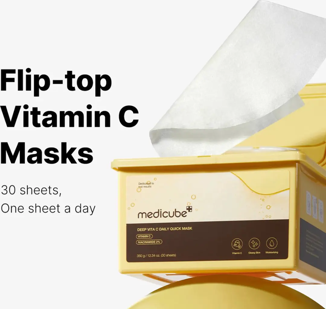 Medicube Deep Vita C Daily Quick Mask 30 Stuks