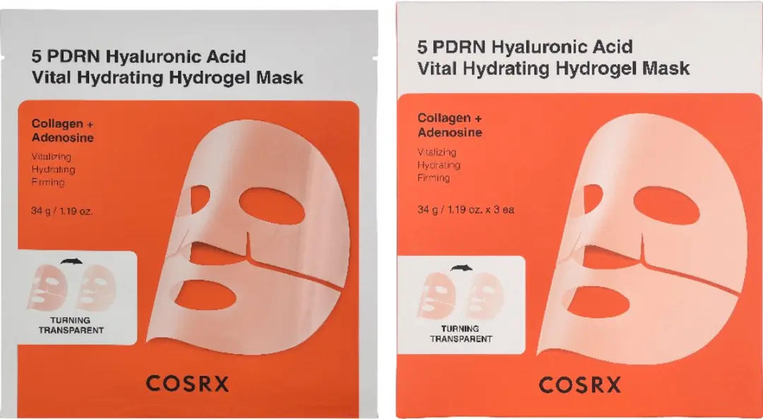 CosRx 5 PDRN Hyaluronzuur Hydrogel Masker - 3 Stuks
