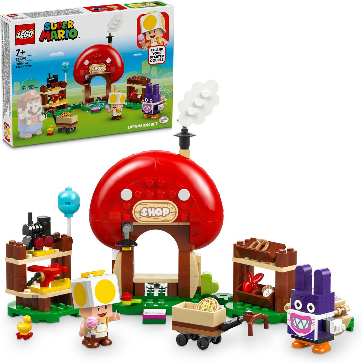 LEGO Super Mario™ Uitbreidingsset: Nabbit bij Toads winkeltje - 71429