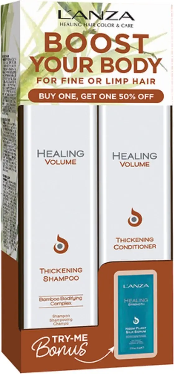L'anza Healing Volume Shampoo & Conditioner Duo