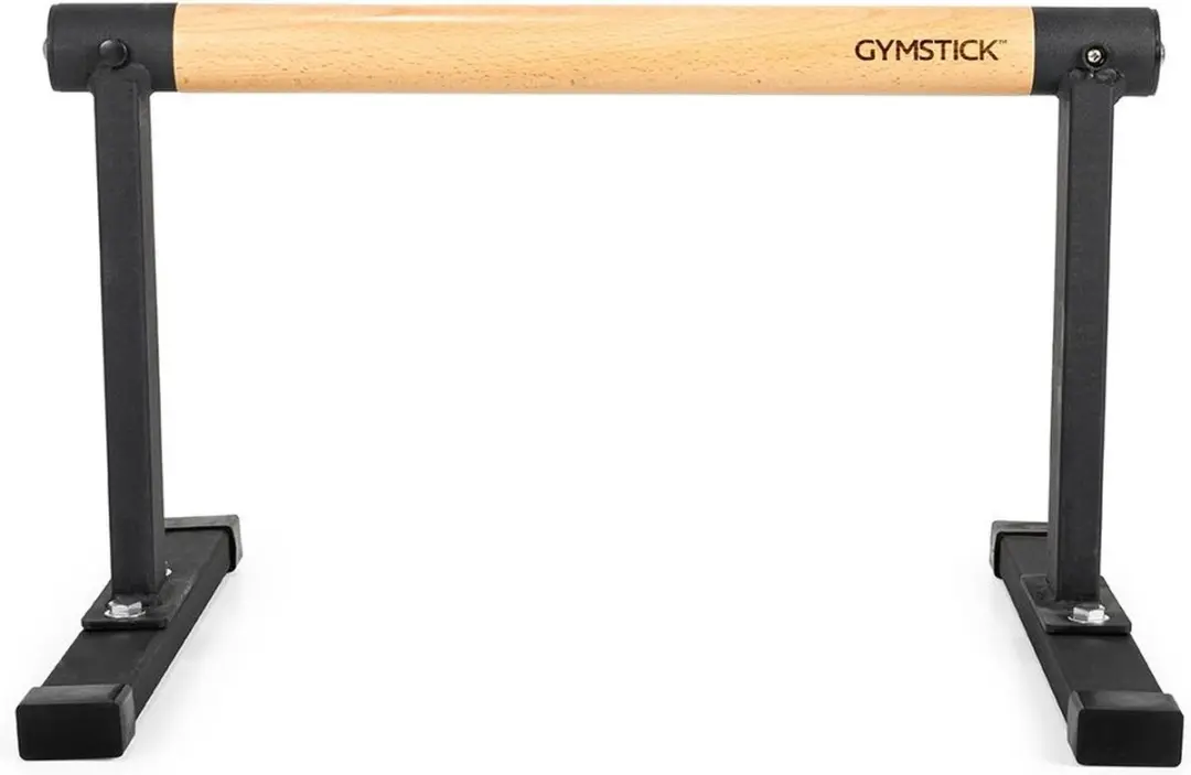Gymstick Premium Parallettes Hout/Zwart - Maat S