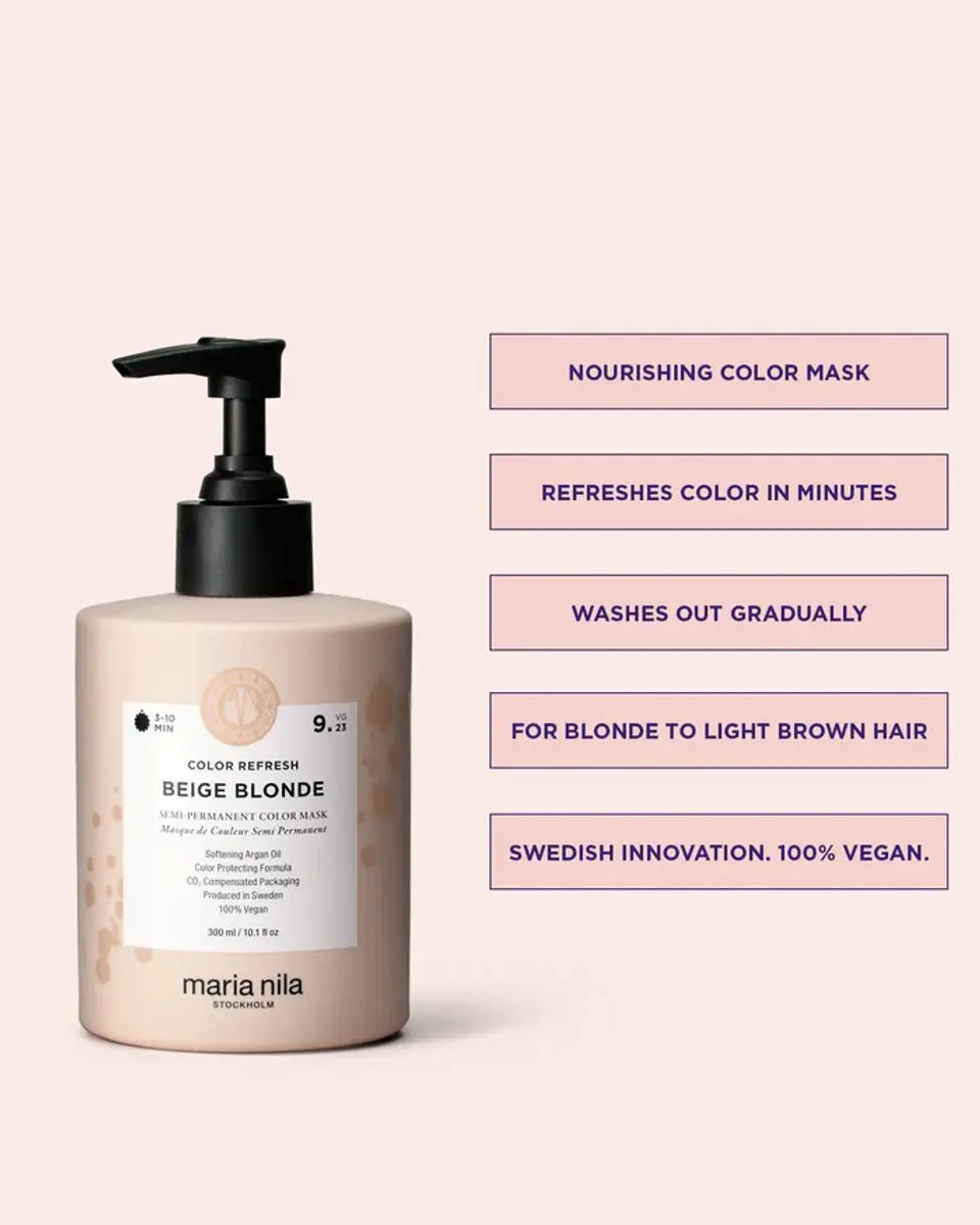 Maria Nila Color Refresh Beige Blonde 9.23 Kleurspoeling 300ml