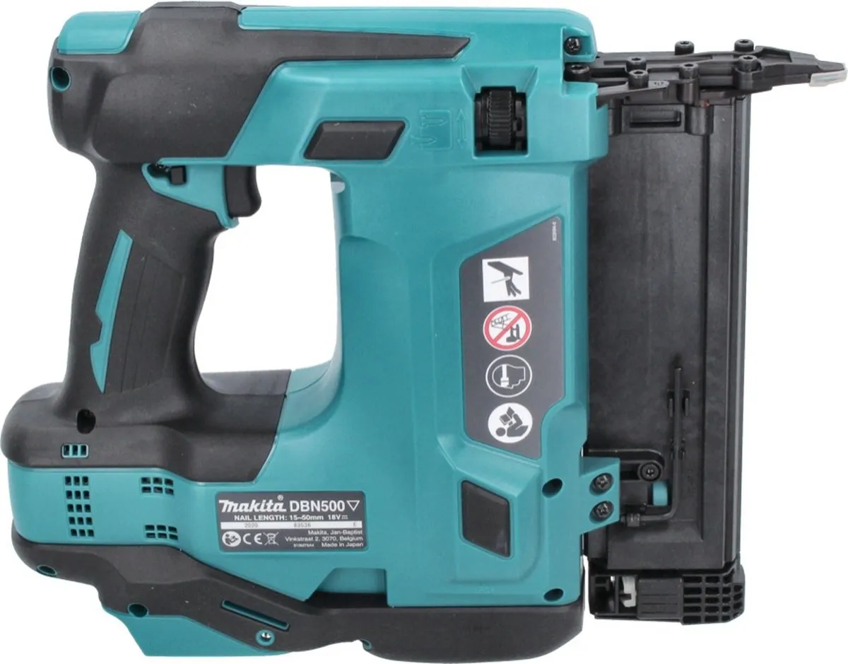 Makita DBN 500 ZJ Klemnagelmachine 18V - 15-50mm - 8.000 Stuks