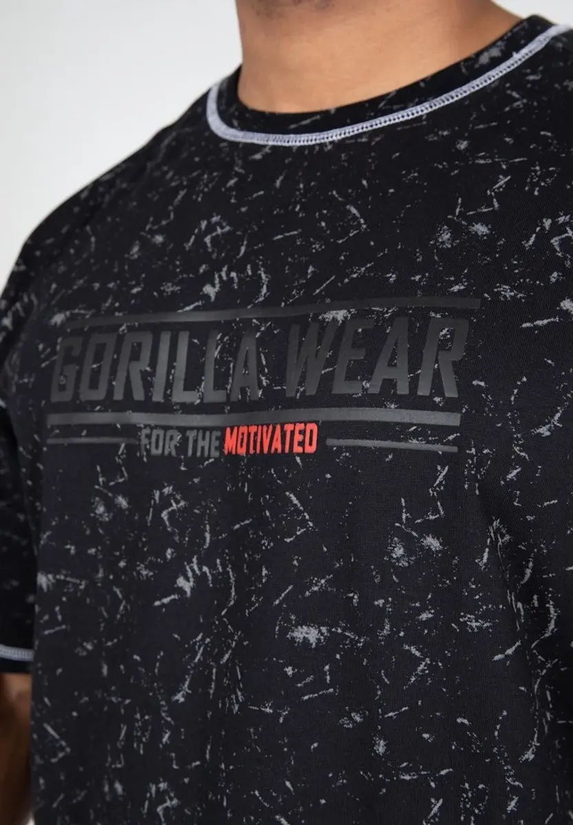 Gorilla Wear Saginaw Oversized T-shirt - Zwart S