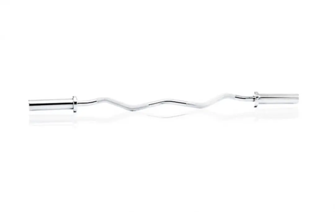 Muscle Power EZ Curlstang 50mm - Chroom - afbeelding 6 van 6