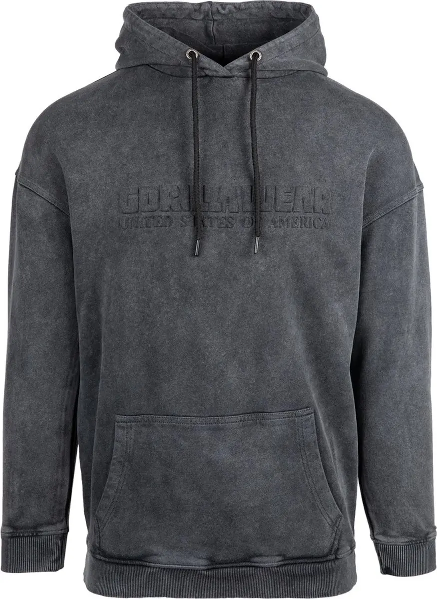 Gorilla Wear Crowley Dames Hoodie - M - Washed Grijs