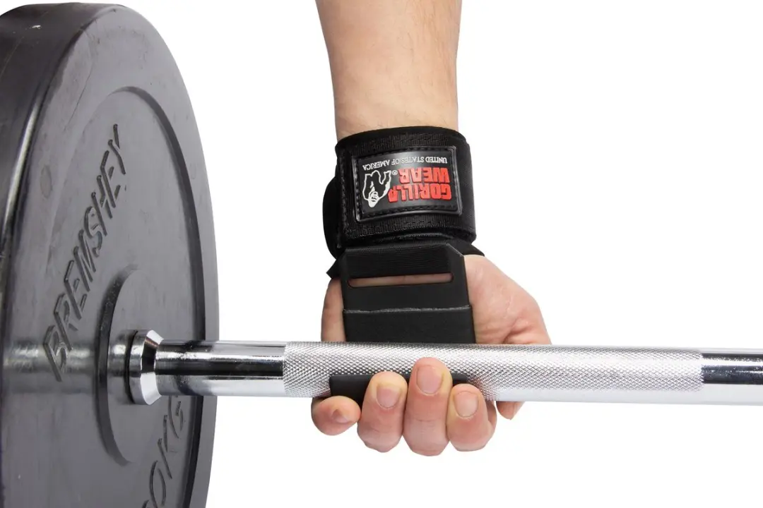 Gorilla Wear Weightlifting Hooks - Zwart