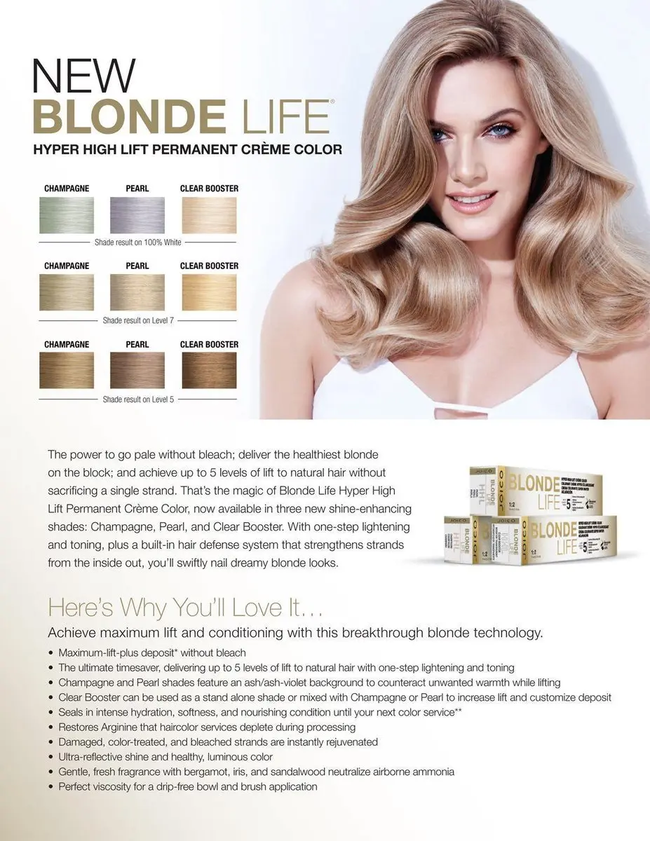 Joico Blonde Life Pearl Hyper High Lift Crème - 74ml - Pearl