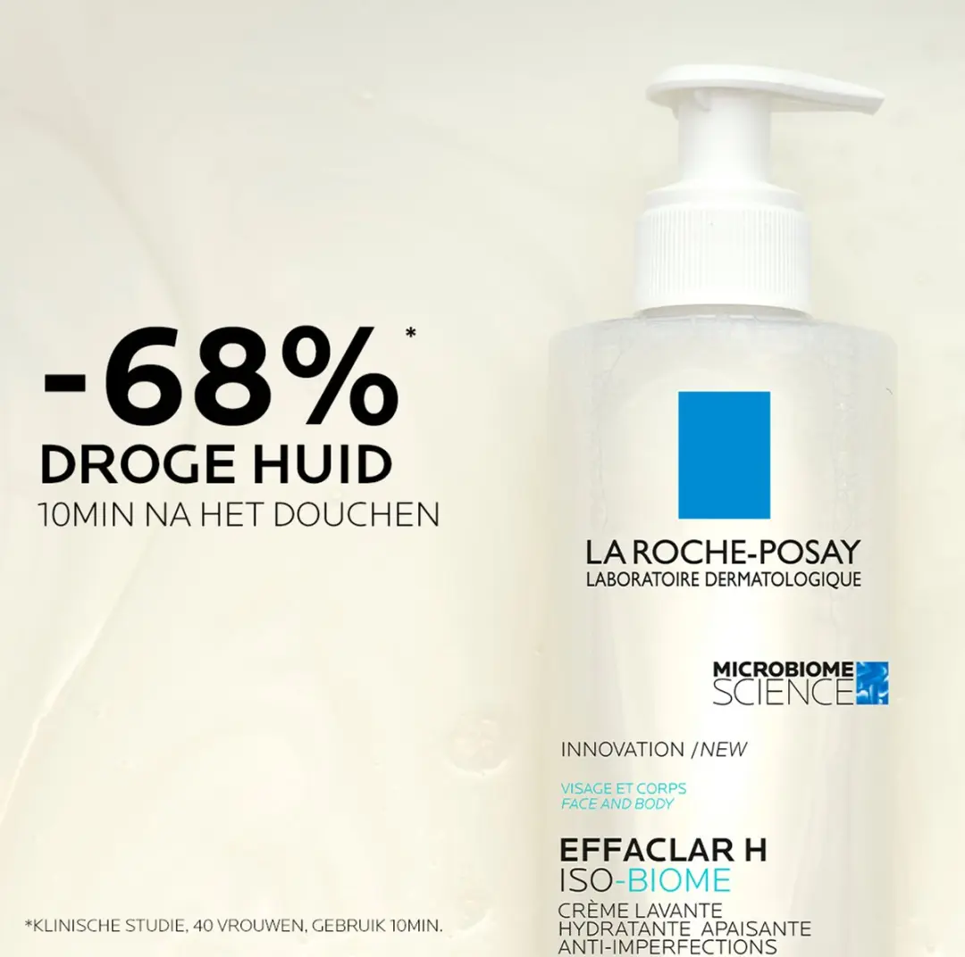 La Roche-Posay Effaclar H Iso-Biome Reinigingscrème 390ml