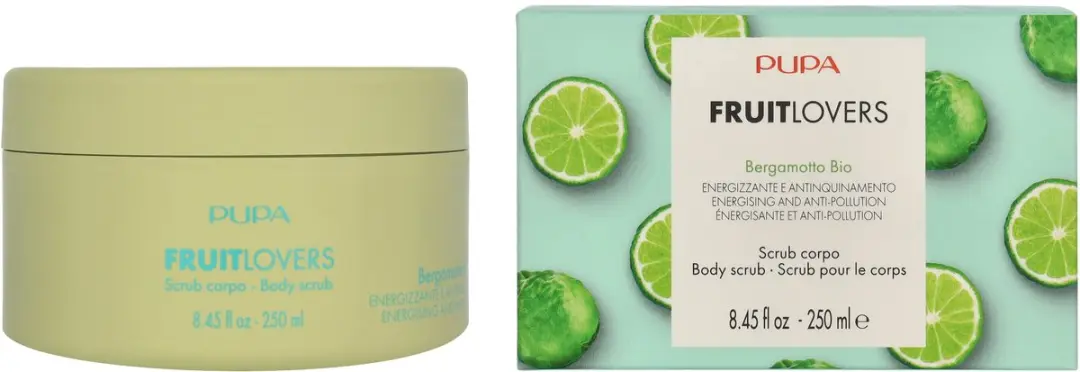 Pupa Milano Fruit Lover Body Scrub 250ml - Bergamot Bio
