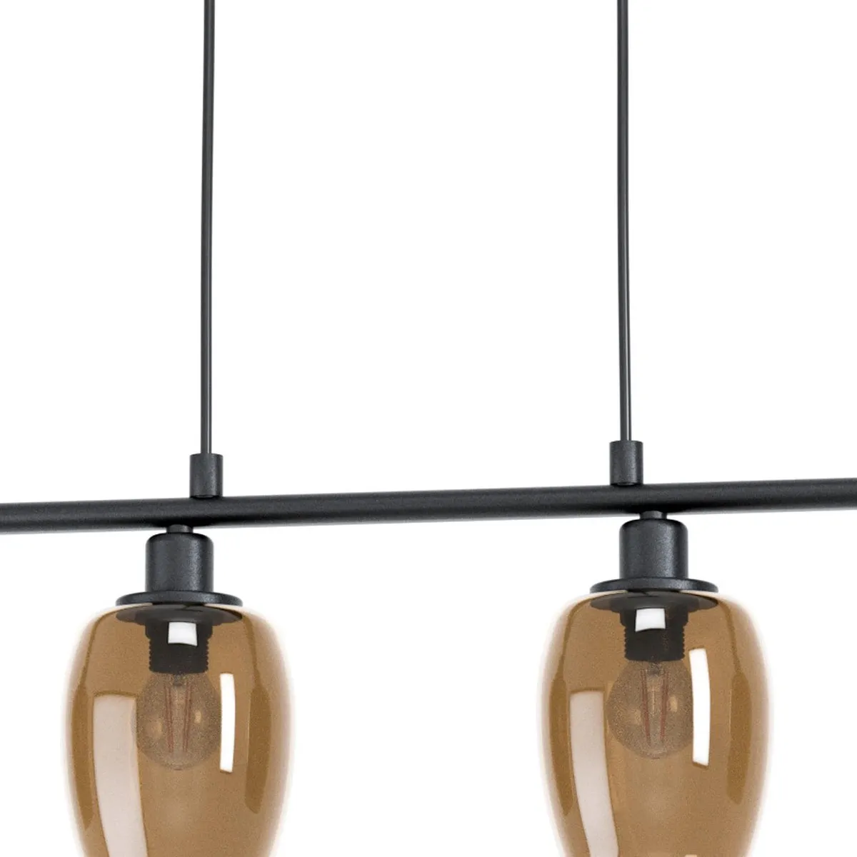 Eglo Zabalea Hanglamp E14 - 4 Lichtpunten - 78,5 cm - Zwart - afbeelding 2 van 5