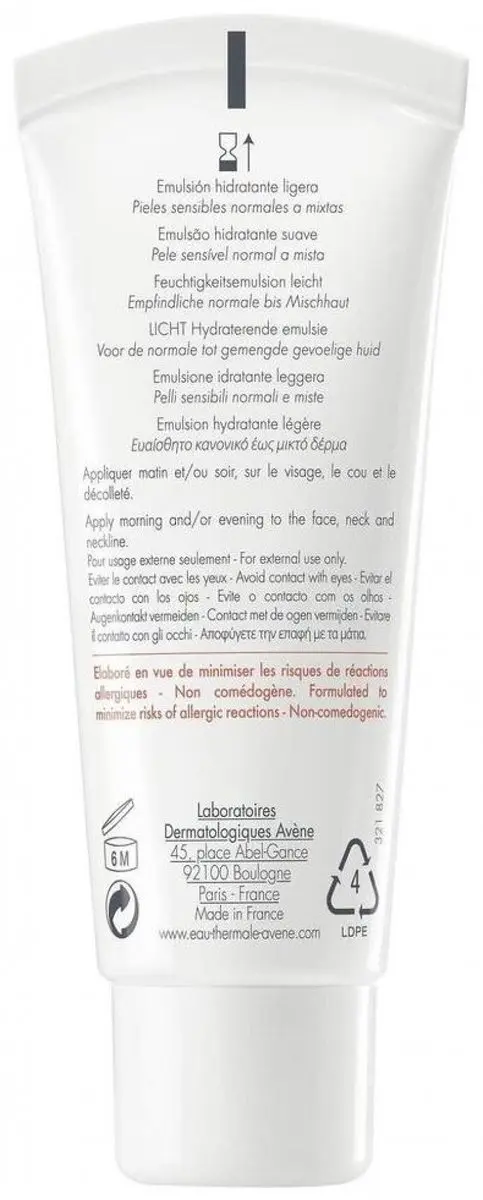 Avène Hydrance Light Hydraterende Crème 40ml