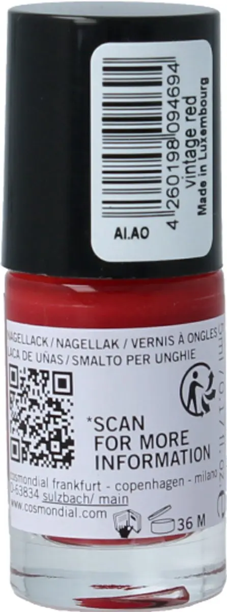Benecos Nagellak Vintage Red 5ml