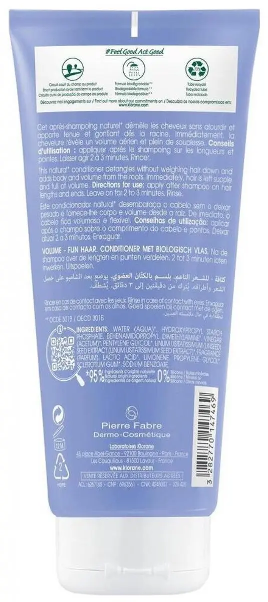Klorane Flax Balm 200ml
