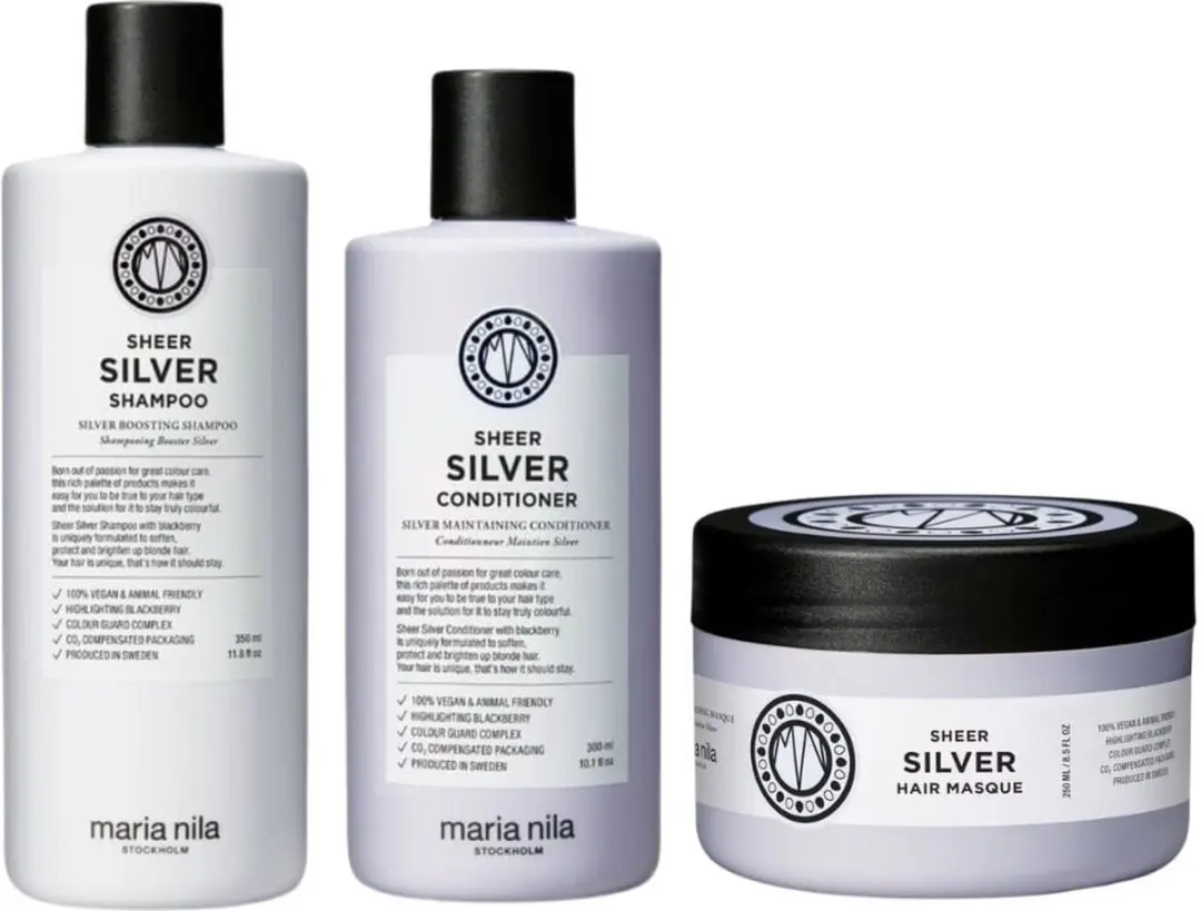 Maria Nila Sheer Silver Luxury Set - 3 Stuks