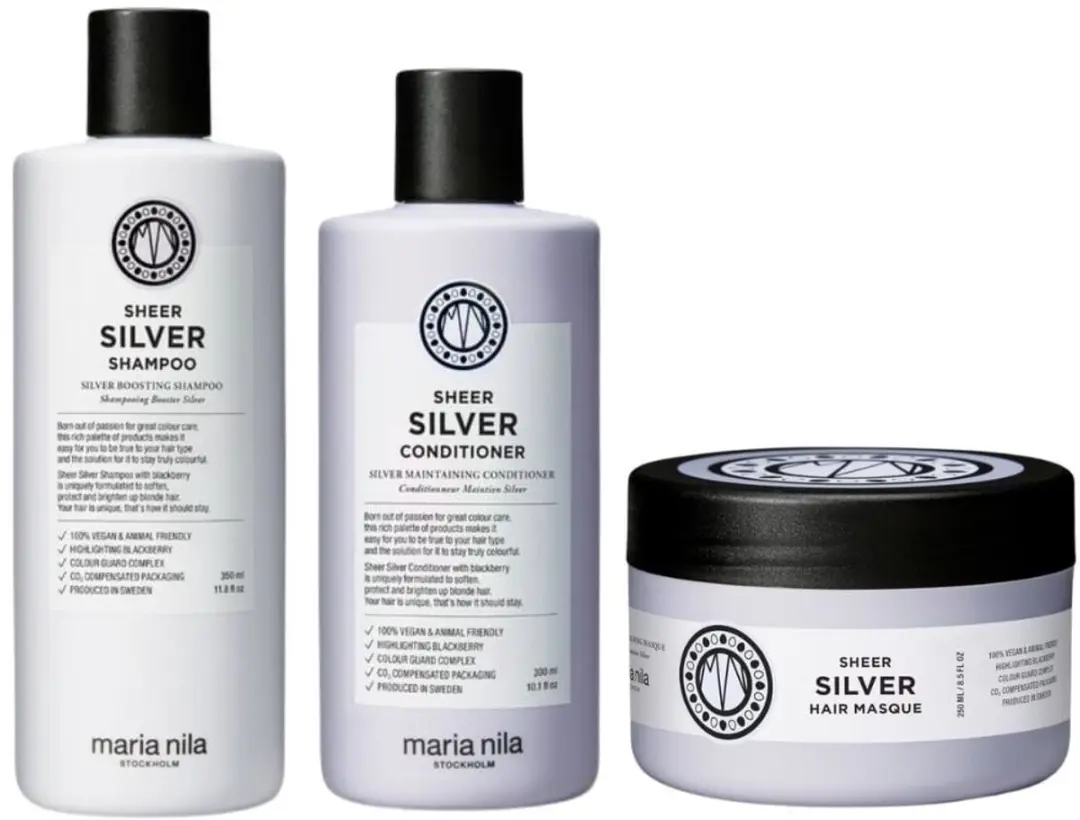 Maria Nila Sheer Silver Luxury Set - 3 Stuks
