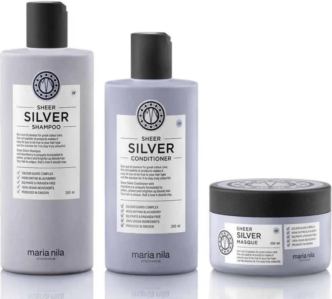 Maria Nila Sheer Silver Luxury Set