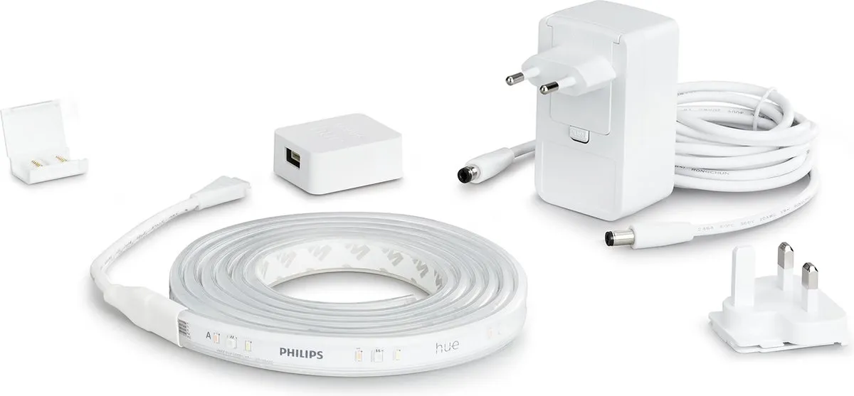 Philips Hue Lightstrip Plus 2m Basis - Wit & Kleurrijk Licht 20W