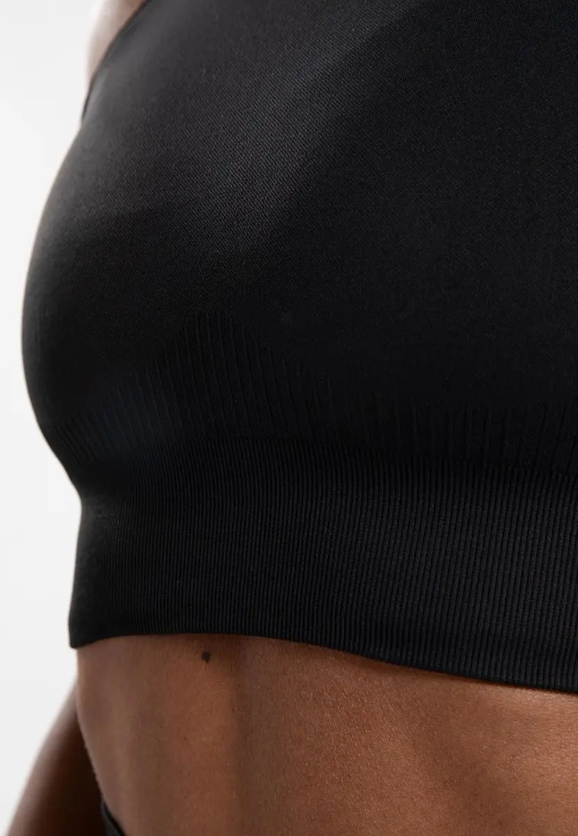 Gorilla Wear Olivia Seamless Crop Top M/L - Zwart