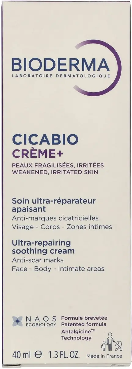 Bioderma Cicabio Creme+ Ultra-Repairing Soothing Cream 40ml