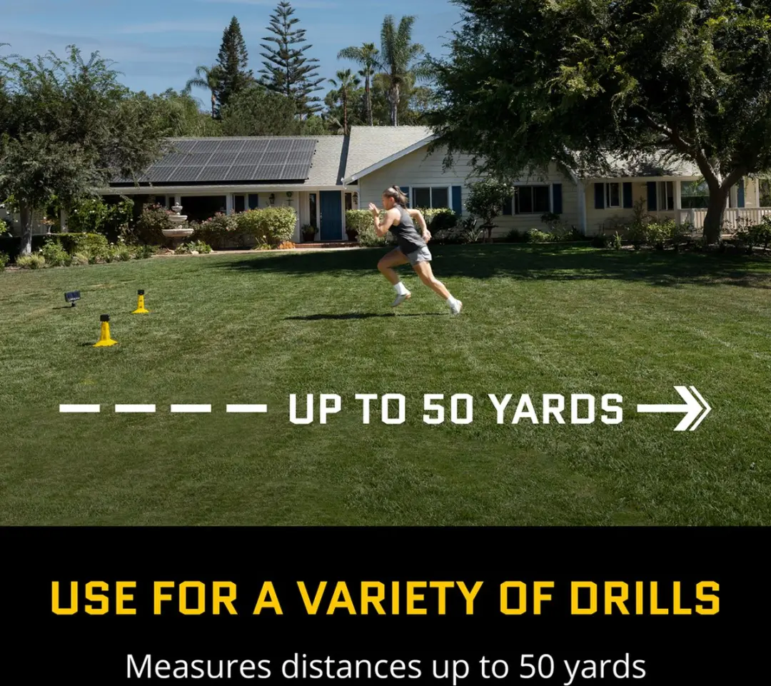 Sklz Speed Gates Snelheidsmeter - 4 Sensoren Zwart/Geel