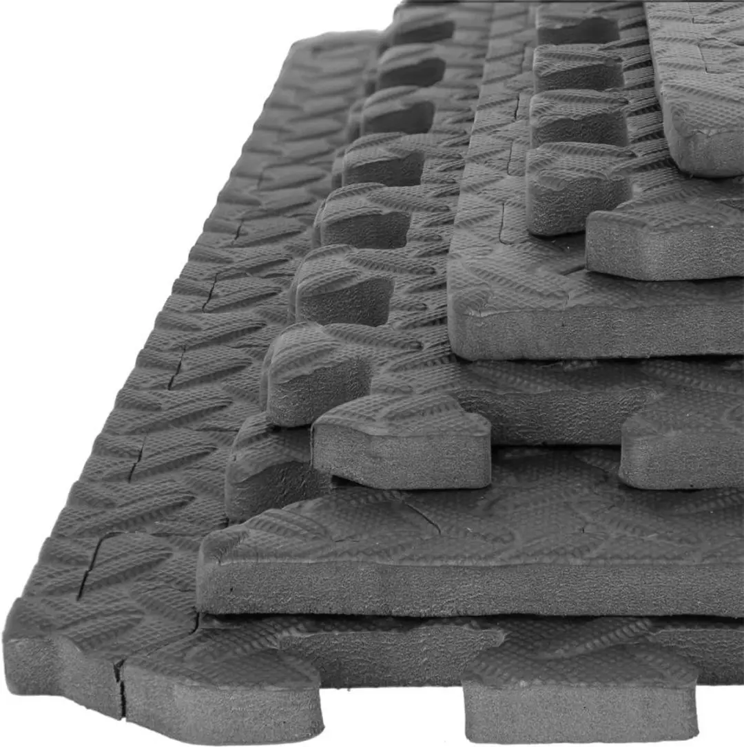 HMS Puzzelmat Pro Set 6 Stuks - 12mm Zwart
