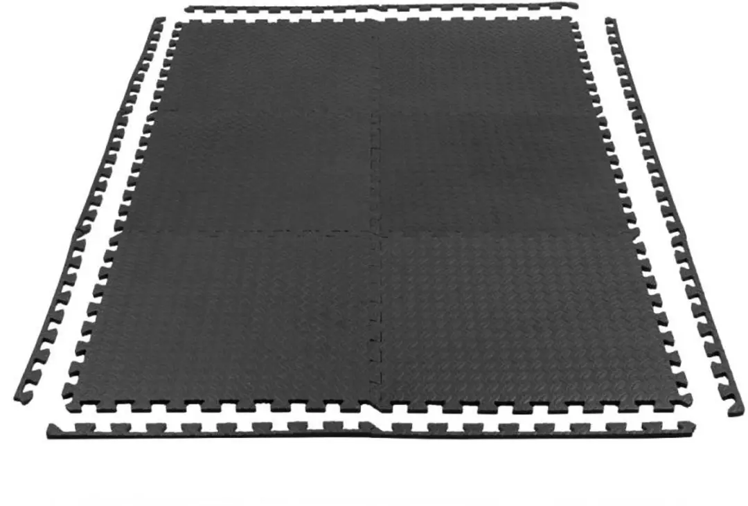 HMS Puzzelmat Pro Set 6 Stuks - 12mm Zwart