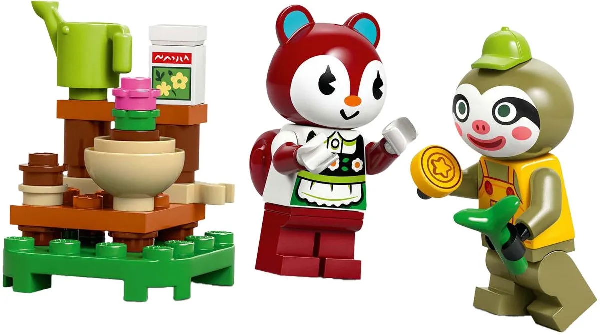 LEGO Animal Crossing Leifs Caravan en Tuinwinkel 77054 - 263 Stukken