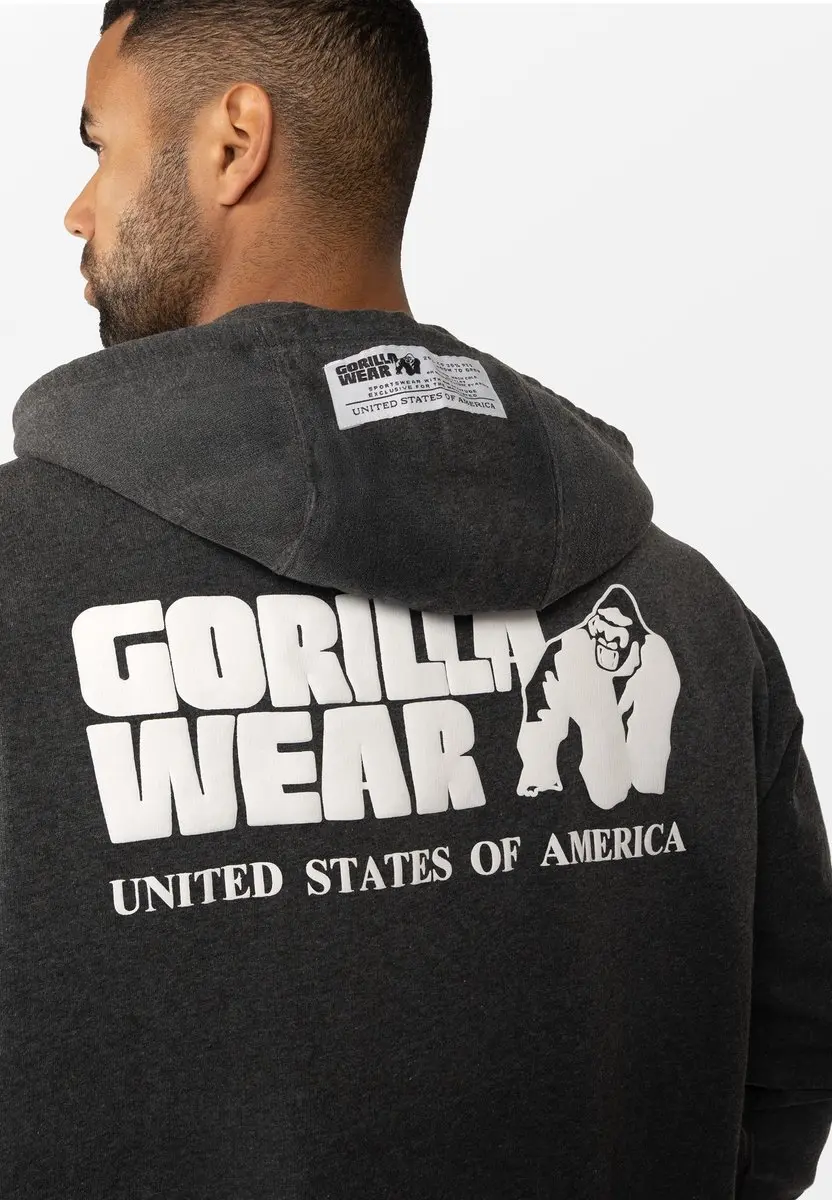 Gorilla Wear Classic Oversized Vest Donkergrijs - XL