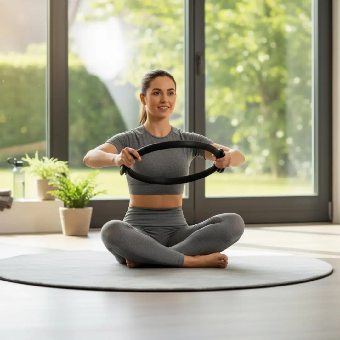 Virtufit Pilates Ring 35,5cm - Zwart