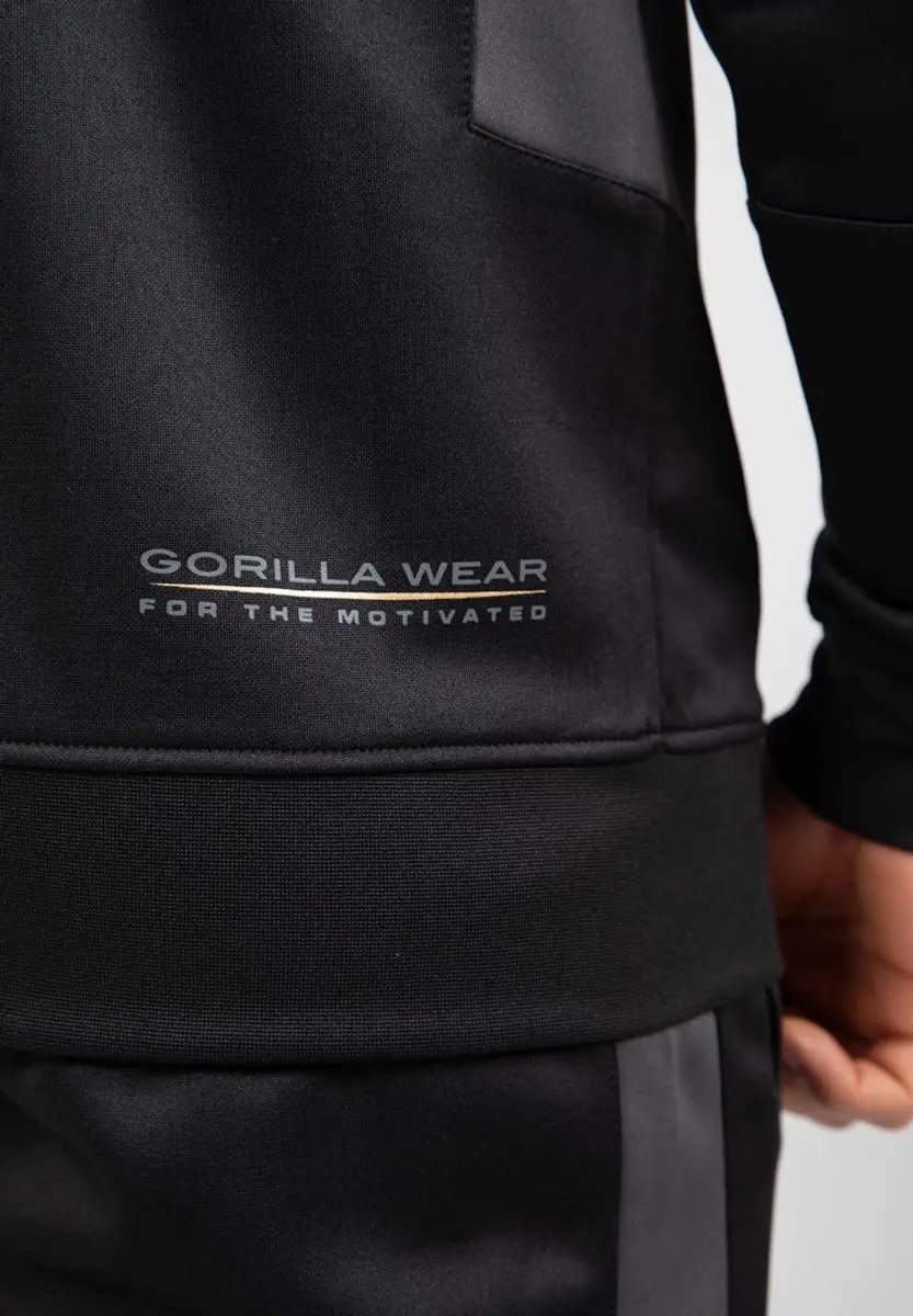 Gorilla Wear Devon Trainingsjas M - Zwart/Grijs