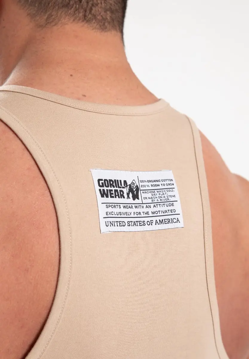 Gorilla Wear Classic Tank Top 3XL - Lichtbruin
