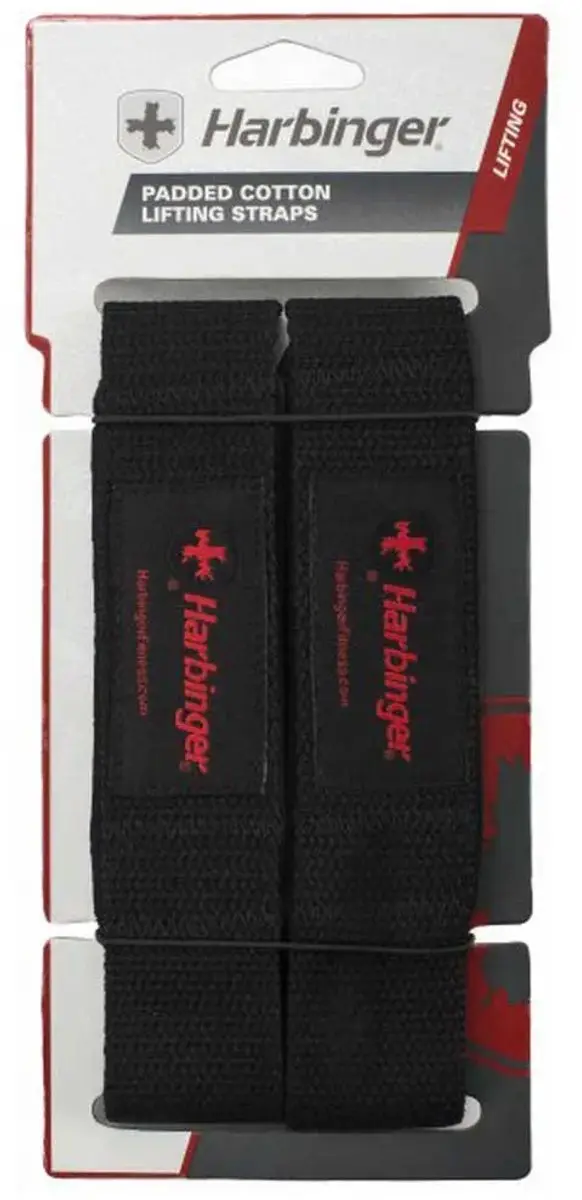 Harbinger Cotton Lifting Straps - 2 Stuks - Zwart