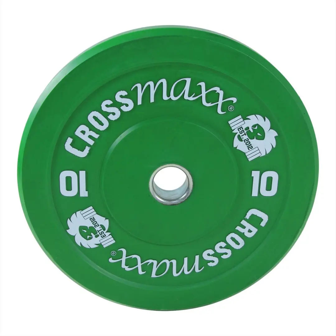 LifeMaxx Crossmaxx Halterschijf 50mm 10kg - Groen