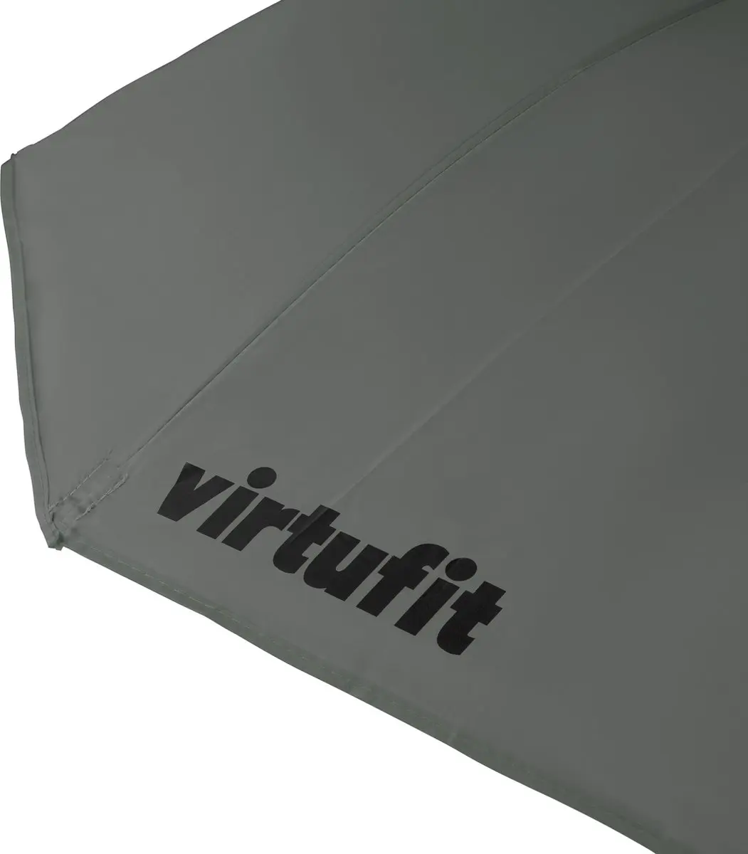 Virtufit Universele Stoelparasol 105cm - Grijs - 360° Draaibaar
