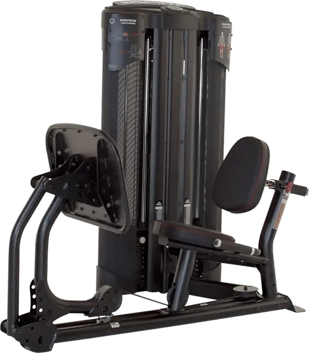 Inspire DUAL Station Leg Press + Calf Press - Zwart