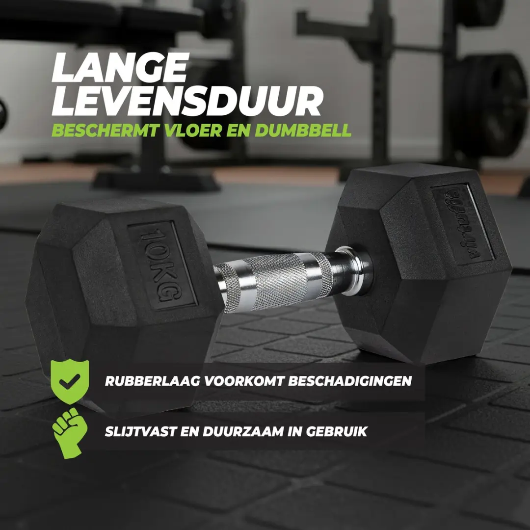 Virtufit Hexa Dumbbell Pro 2kg - Zilver/Zwart