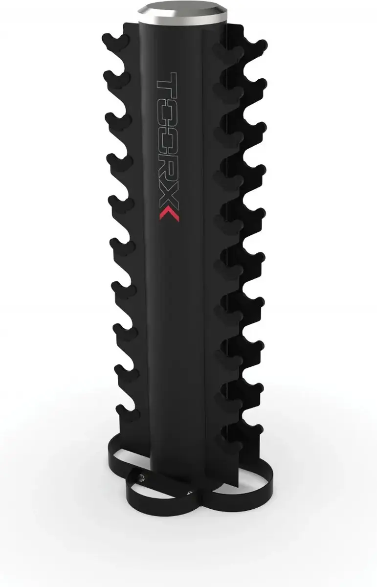 Toorx RPM-B10 Verticaal Dumbbellrack - Zwart